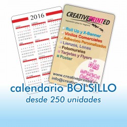 Calendario Bolsillo 5,5x8,5
